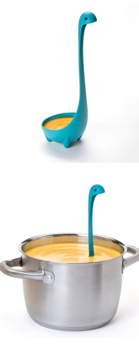 This adorable Nessie ladle. Nessie Ladle, Kitchen Ikea, Loch Ness, Kitchen Stuff, Cool Gadgets, Design Interior, Kitchen Utensils, Cool Kitchens, Kitchen Gadgets