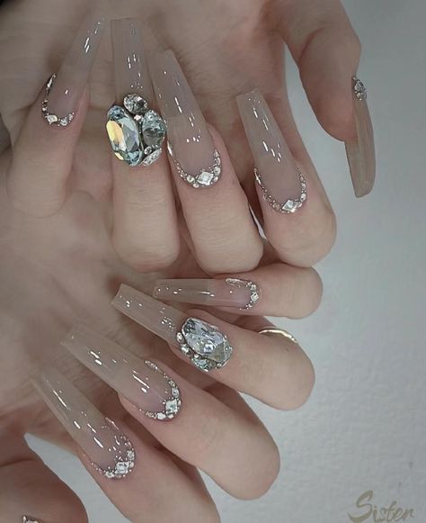 Polished Nails, Asian Short Hair, Nail Design Inspiration, Cute Makeup Looks, Unique Acrylic Nails, Luxury Nails, Cute Makeup, Nails Design, Fake Nails