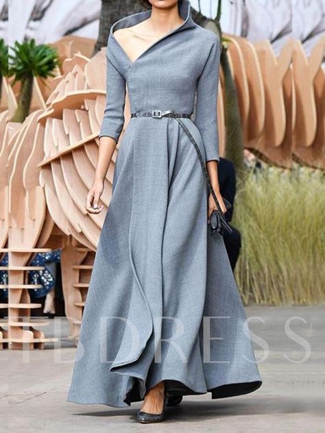 Mode Chanel, Long Evening Dress, Evening Dress Fashion, Beauty Dress, Maxi Dress Evening, Maxi Dress With Sleeves, Solid Dress, Evening Dresses Long, Mode Inspiration