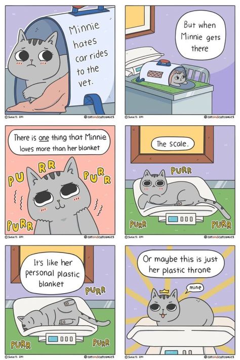 30 New Comics By Susie Yi Illustrating Funny And Sometimes Awkward Life Situations - Thoughts Of Humans Comic Book Strip, Funny Cat Cartoons Comics, Cat Comics Funny, Pet Comics, Awkward Graphic Novel, Mermaid Comic Strip, Living With Cats, Cat Language, Comic Book Store