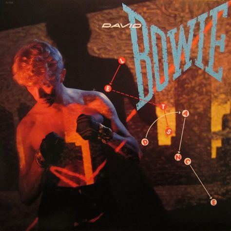 David Bowie - Let's Dance David Bowie Album Covers, Musica Disco, 80s Songs, Classic Album Covers, Iconic Album Covers, Pochette Album, Billy Idol, Stevie Ray Vaughan, Lp Cover