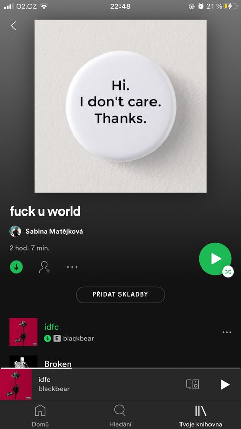 idgaf songs Idgaf Playlist, Idfc Blackbear, Spotify Playlist, I Don't Care, Incoming Call, Incoming Call Screenshot, Songs