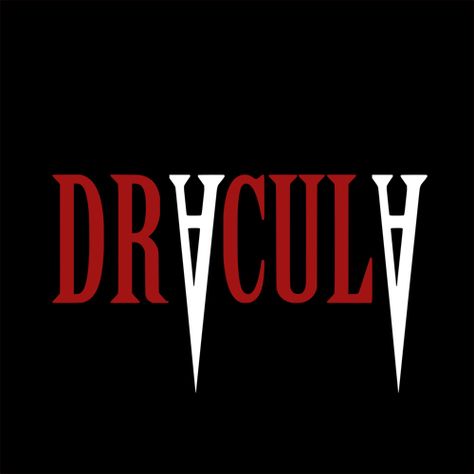 dracula by Teddy "Apo" Coeffet Vampire Typography, Dracula Font, Vampire Graphic Design, Vampire Logo, Dracula Aesthetic, Grunge Pictures, Photoshop Design, Phone Themes, Dracula