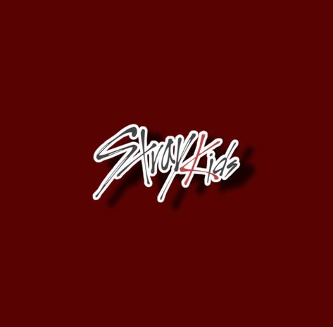 Skz Red Widget, Red Widget, Journal Prints, Kids Logo Design, Kpop Journal, Red Icons:), Green Logo, Savage Kids, Red Logo