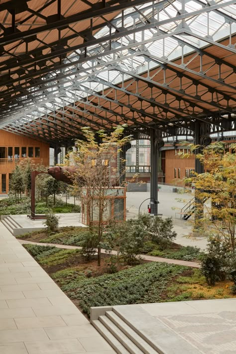 Open Air Market Architecture, Industrial Materials, Industrial Facade, Architecture Journal, Industrial Workshop, Event Venue Spaces, Factory Architecture, Beautiful Outdoor Living Spaces, Architecture Presentation Board