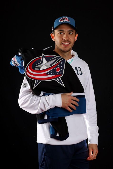 colombus blue jackets Blue Jackets Hockey, Johnny Gaudreau, Hockey Pictures, Columbus Blue Jackets, Blue Jacket, Columbus, Nhl, All Star, Hockey