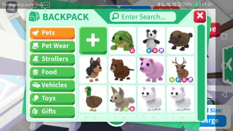 Adopt Me Pets Inventory, Adopt Me Inventory, Roblox Adopt Me, Pet Adoption Party, Roblox Gifts, Adoption Party, Pet Dragon, Emergency Call, Roblox Animation