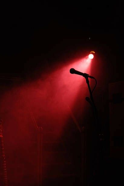 Microphone and red spotlight Red Walls, Aesthetic Colors, Red Wallpaper, Chiaroscuro, Live Concert, Red Aesthetic, Red Light, Light Red, Picture Wall