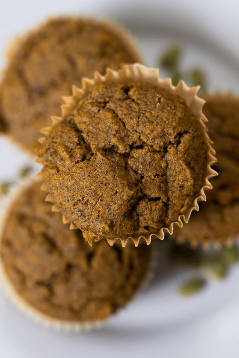 Buckwheat Pumpkin Muffins - Chef Abbie Gellman MS, RD, CDN Buckwheat Pumpkin Bread, Buckwheat Pumpkin Muffins, Buckwheat Muffin Recipes, Buckwheat Flour Muffins, Pumpkin Buckwheat Muffins, Pumpkin Breakfast Muffins, Buckwheat Muffins, Buckwheat Flour Recipes, Clean Eating Baking