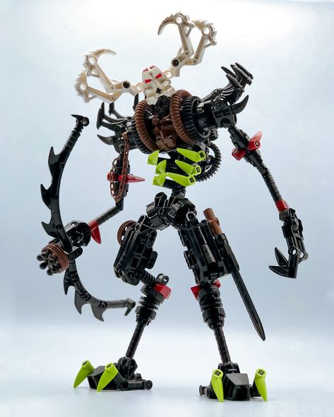 Umarak, the Hunter Custom Bionicle, Lego Hero Factory, Bionicle Heroes, Bionicle Mocs, Lego Inspiration, Hero Factory, Awesome Lego, Lego Robot, Dnd Stuff