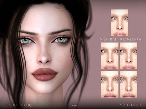 Natural Freckles, Sims 4 Makeup, Kylie Jenner Lips, The Sims 4 Skin, Makeup Cc, Kylie Jenner Lipstick, Sims 4 Cc Makeup, Sims 4 Cc Folder, Pigmented Lips