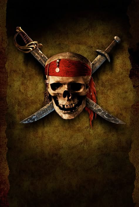 Pirates Of The Caribbean Logo Curse Of The Black Pearl, Kaptan Jack Sparrow, Pirate Tattoo, The Black Pearl, Pirates Life, The Carribean, Pirate Art, Caribbean Art, Port Royal