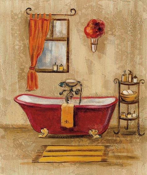 Bathroom Drawings, Bathroom Drawing, Country Style Bathrooms, Pirates Illustration, Painting Bathtub, Bathroom Decor Themes, Angel Wall Art, Laundry Room Layouts, Barn Painting