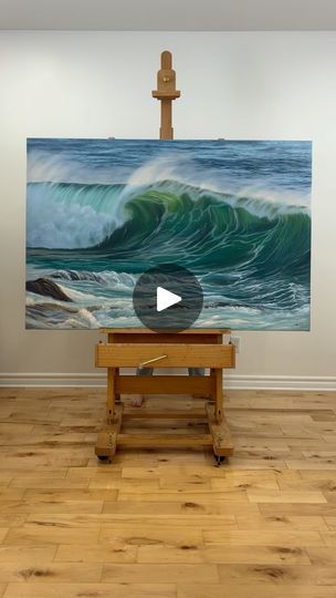 5.4K views · 3.7K reactions | The largest piece of the Thalassa exibition 🙌🏻 
« Morning Rush » 40x60’’ , oil on canvas

Come and see it in person @summergracegallery 

The show will be up until November 17th
Summer & Grace Gallery, Oakville, Ontario.

#waveartist #surfart #wavepainting #thalassophile #oceanlovers #oceanartist #makingwaves #soloshow #oakvilleontario #torontoarts #eastcoastart #coastalhome #artcollectors #michelleparadisart | Michelle Paradis Art Seascape Artists, Oakville Ontario, Large Waves, Magic Moments, Wave Painting, Wave Art, Coastal Interiors, Canadian Art, Sea Art