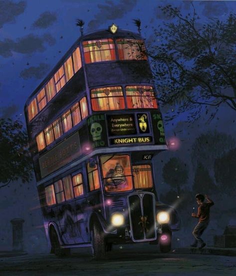 Photo Harry Potter, Poster Harry Potter, Knight Bus, Art Harry Potter, Harry Potter Painting, Harry Potter Wall, Harry Potter Background, Harry Potter Poster, Harry Potter Illustrations