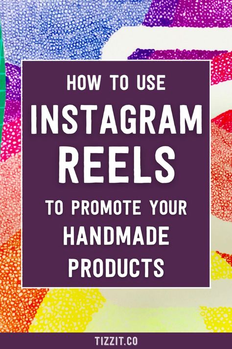 How To Use Instagram Reels To Promote Your Handmade Products Small Business Instagram, Ig Reels, Reels Ideas, More Instagram Followers, Reel Ideas, Book Promotion, Find Instagram, Social Media Marketing Plan, Clothing Shopping