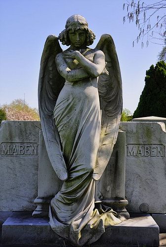 The Sensuous Angel | You have to love this angel's pose and … | Flickr Greenwood Cemetery, Cemetery Angels, Cemetery Statues, Ancient Greek Sculpture, Cemetery Headstones, Memorial Statues, Turn To Stone, Angel Statue, Cemetery Art