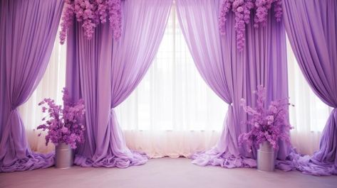 Stunning flowered wedding backdrop, generative AI 26313502 Stock Photo at Vecteezy