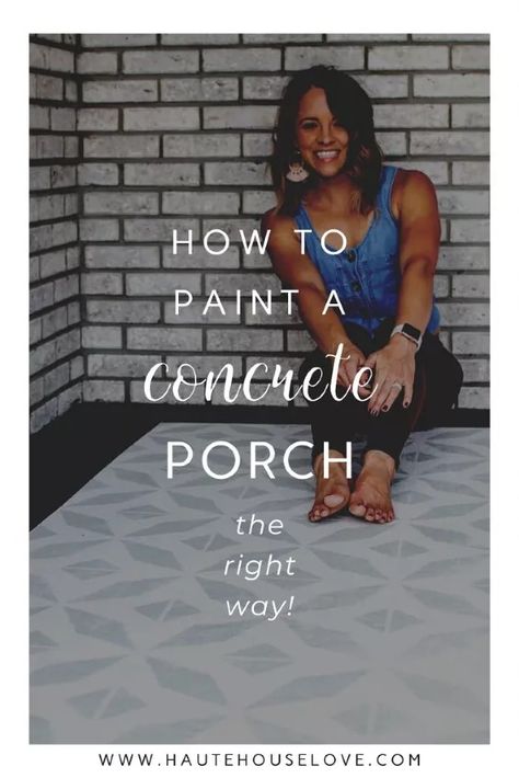 Learn the secrets of achieving flawless porch floors. Follow these expert tips and techniques to achieve a stunning transformation that will leave a lasting impact. Porch Floors, Stenciled Concrete Floor, Painted Porch Floors, Concrete Front Porch, Paint Concrete Patio, Painted Concrete Steps, Stencil Concrete, Porch Paint, Painted Concrete Floors