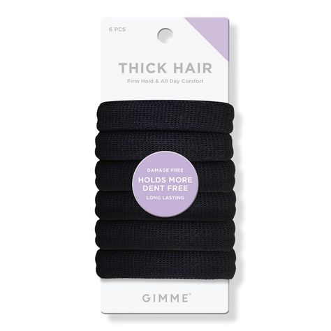 Discover great products at the best prices at Dealmoon. Thick Hair Black Bands - GIMME beauty | Ulta Beauty. Price:$5.00 Hair Care Remedies, Diy Hair Care, Trending Haircuts, Hair Black, Unique Hairstyles, Hair Care Tips, Thick Hair, Ulta Beauty, Damaged Hair