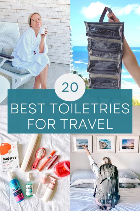 Toiletries Aesthetic, Toiletries Checklist, Travel Toiletries List, Toiletries Packing List, Toiletries Packing, Toiletries List, Toiletries Organization Travel, Travel Toiletries Bag, Organization Travel