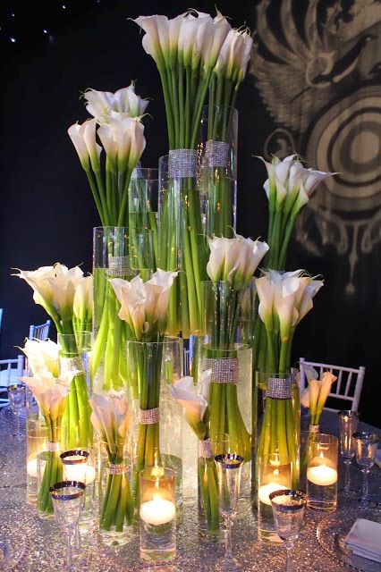 Display by Red Floral Architecture at the Liverpool Wedding Show 2014 Calla Lily Centerpieces, Lily Centerpieces, Calla Lily Wedding, Tafel Decor, Lily Wedding, Web Images, Flower Gardens, Deco Floral, Wedding Show