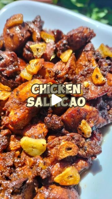 Hanna Melea M Señeres on Instagram: "CHICKEN SALPICAO  1/2 kg skinless chicken (breast/thigh) 5 to 7 cloves garlic crushed 1/4 c virgin olive oil 1/2 t salt 1/4 t black pepper 5 T worcestershire sauce 2 T oyster sauce 2 T butter (optional)  #ChickenSalpicao #Salpicao #ChickenRecipe  #UlamIdea #Homemade #Homecook #TiktokFood #Instafood #InstaGood #FbReelFood #RecipeOfTheDay #ViralVideo #PinoyVersion #TrendingReels #Foodie #MealPrep #Food #Yummy #fypシ゚viralシ  #adsonreelsmonetization  #reelsmonetizationfacebook  #adsonreels #trendingreels #fypシ" Chicken Salpicao Recipe, Salpicao Recipe, Filipino Foods, Instagram Recipes, Oyster Sauce, Food Yummy, Filipino Recipes, Virgin Olive Oil, Worcestershire Sauce