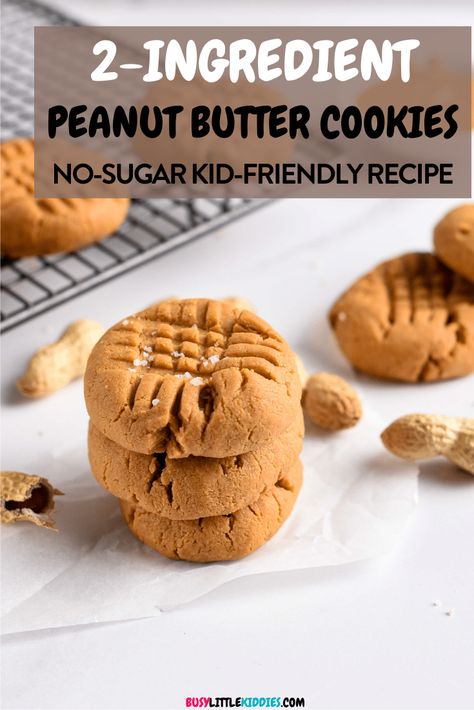 Low Sugar Cookies For Kids, Easy Oatmeal Cookies 2 Ingredients, Two Ingredient Cookies, Low Calorie Peanut Butter, Sugar Free Peanut Butter Cookies, Three Ingredient Peanut Butter Cookies, Peanut Butter Banana Cookies, 2 Ingredient Cookies, Healthy Peanut Butter Cookies