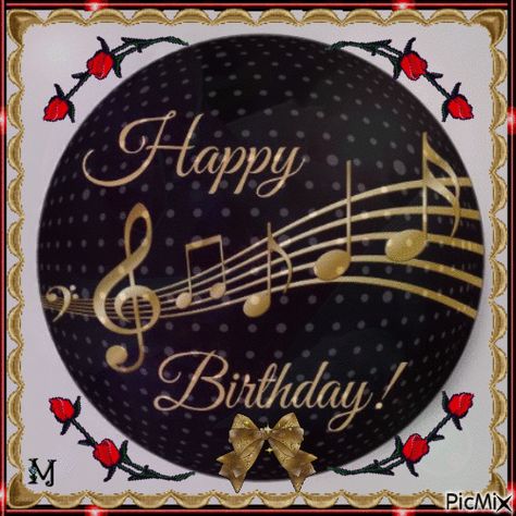 Musical Happy Birthday Note Gif Pictures, Photos, and Images for Facebook, Tumblr, Pinterest, and Twitter Happy Birthday Gif Songs Music, Birthday Animation, Happy Birthday Dancing, Gif Birthday, Gif Quotes, Animation Images, Animated Happy Birthday Wishes, Birthday Animated, Birthday Wishes Gif