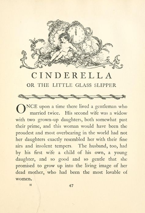 Framed. Find the original French version. http://www.pitt.edu/~dash/perrault06.html Cinderella Aesthetic, Seni Resin, Edmund Dulac, The Sleeping Beauty, Have Courage And Be Kind, Old Book Pages, Princess Aesthetic, Glass Slipper, Old Book