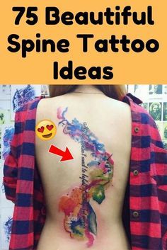 Pine Tattoo, Spine Tattoo Ideas, Chinese Flowers, Rainbow Tattoos, Clever Tattoos, Battle Scars, Weird Tattoos, Simple Rose, Spine Tattoo