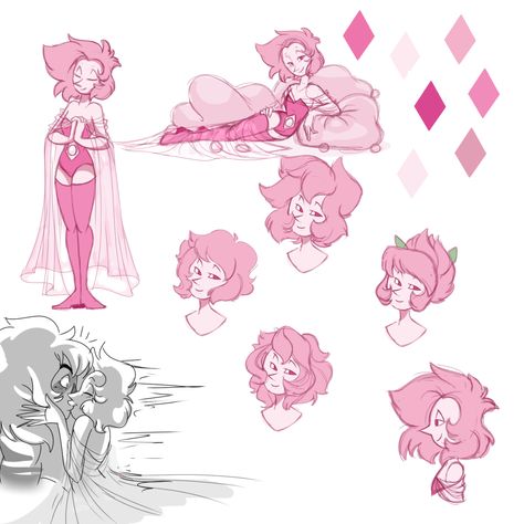 Su Pearl Fan Art, Su Pearl Base, Su Pearl Oc, Pink Pearl Fanart, Pearl Oc Su, Steven Universe Pearl Fanart, Pearl Oc Steven Universe, Steven Universe Pearl Oc, Pearl Gemsona