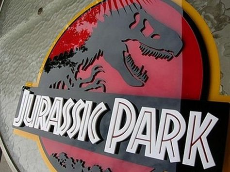 Jurassic Park Sign, Client Gifts Business, Jurassic Park Birthday Party, Jurassic Park Birthday, Birthday Party At Park, Jurassic Park Logo, Jurrasic Park, Park Birthday, Man Cave Office