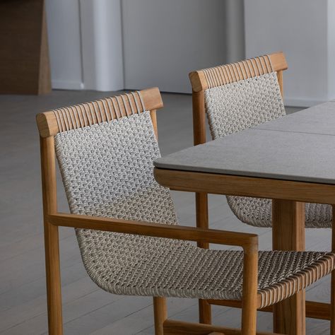 Tribù (@tribu_official_page) • Instagram photos and videos Contemporary Dining Chair Design, Modern Contemporary Dining, Dining Outdoor, Boho Interiors, Modern Dining Chairs, Ceramic Table, Furniture Chair, Furniture Making, Outdoor Dining