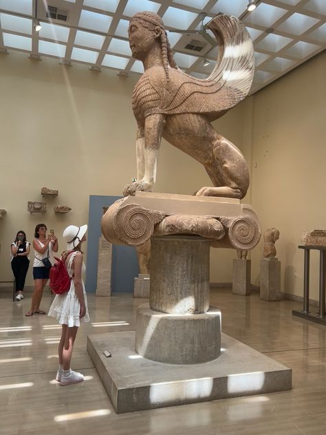 Delphi Museum, Icarus Greek Mythology, Egypt Architecture, Delphi Greece, Archeological Museum, Gods Of Egypt, Greece Summer, Book Aesthetics, Europe Summer