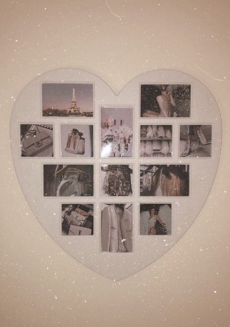 Picture Heart Wall, Heart Photo Walls, White Wallpapers, Heart Photo, Heart Frame, Photo Wall Collage, Black And White Wallpaper, Photo Printer, Heart Wall