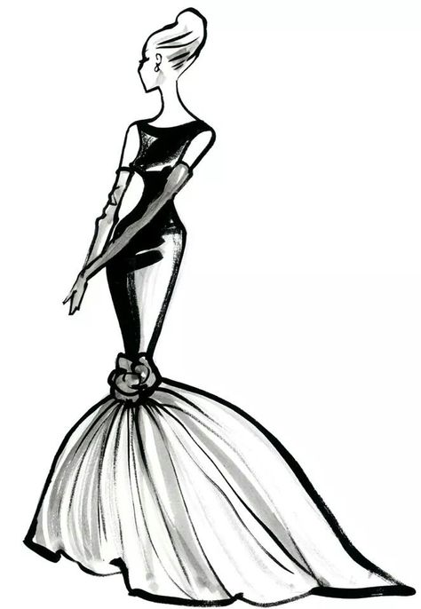 Balenciaga sketch 4 Jordi Labanda Balenciaga Graphic Design, Balenciaga Illustration, Vintage Balenciaga Dress, Ghesquiere Balenciaga, Long Gown Sketch Fashion Illustrations, Fashion Expression, Fashion Maker, Balenciaga Fashion, Fashion Inspiration Board