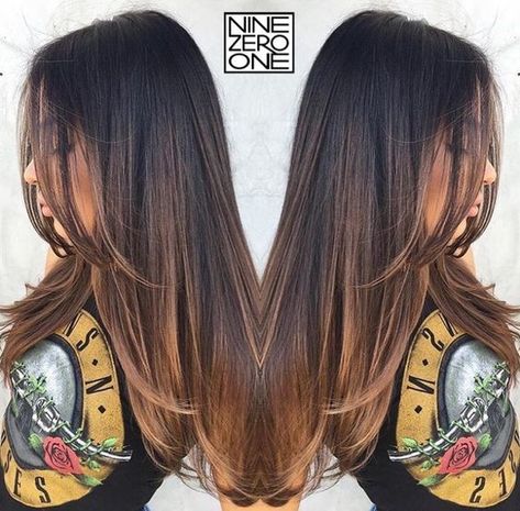 Really Long Hairstyles, Best Ombre Hair, Highlights Balayage, Long Hairstyle, Long Brown Hair, Balayage Brunette, Ombre Hair Color, Long Hairstyles, Brown Hair Colors