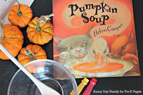 Pumpkin Soup Story Eyfs, Pumpkin Soup Activities For Kids, Pumpkin Soup Book Activities, Pumpkin Soup Activities, Harvest Eyfs, Pumpkin Soup Book, Pumpkin Exploration, Halloween Literature, Pumpkin Competition