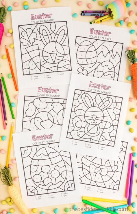 easter color by number printable pages Easter Color By Number, Easter Coloring Pages Printable, Tumblr Coloring Pages, Easter Color, Fnaf Coloring Pages, Color By Number Printable, Kindergarten Coloring Pages, Easter Gathering, Easter Activities For Kids