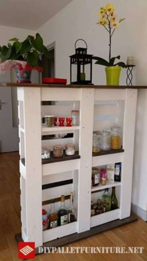 Pallet House, Pallet Designs, Pallet Shelves, Pallet Crafts, Pallet Furniture Outdoor, Wood Pallet Projects, Home Diy On A Budget, Home Diy Projects, Diy Pallet Projects