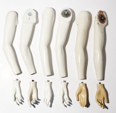 mannequin arms and hands The Expressionless, Mannequin Parts, Things Organized Neatly, Fear Of Commitment, Detailed Paintings, Doll Eyes, Doll Parts, Human Figure, Doll Face