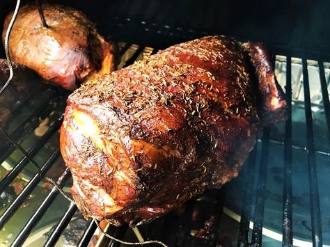 Lamb Smoker Recipes, Smoked Lamb Leg, Lamb Leg Recipe, Lamb Leg Roast Recipes, Smoked Leg Of Lamb, Lamb Roast Recipe, Hot Pepper Recipes, Smoked Lamb, Boneless Leg Of Lamb