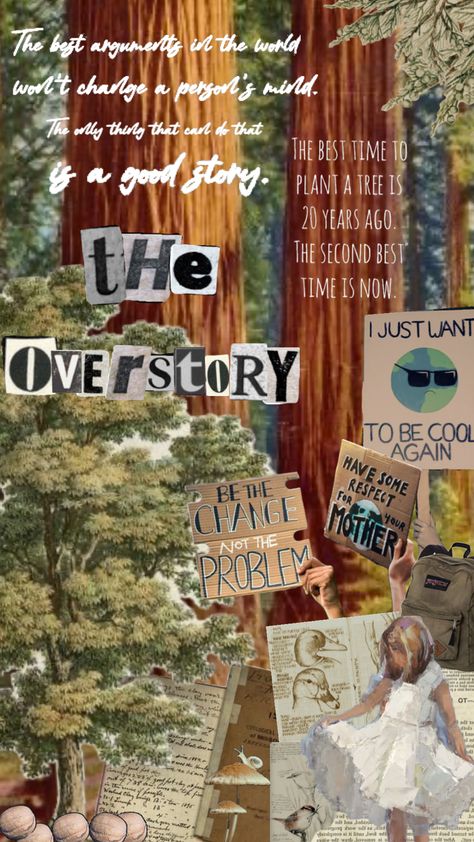 The Overstory, Richard Powers, Nature Books, Trees Nature, Books Quotes, Create Collage, A Novel, Creative Play, Junk Journal