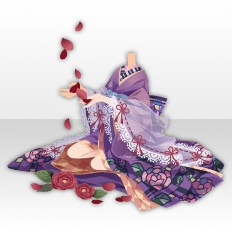 Anime Kimono, Play Outfit, European Outfit, Japan Outfit, Kimono Design, Drawing Anime Clothes, Cocoppa Play, Fantasy Gowns, Anime Dress