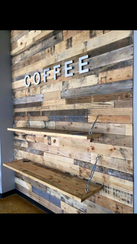 Pallet Accent Wall, Modern Kitchen Wall Decor, Diy Pallet Wall, Christmas Diy Wood, Wood Pallet Wall, Into The Wood, Wood Accent Wall, Pallet Decor, Metal Tree Wall Art