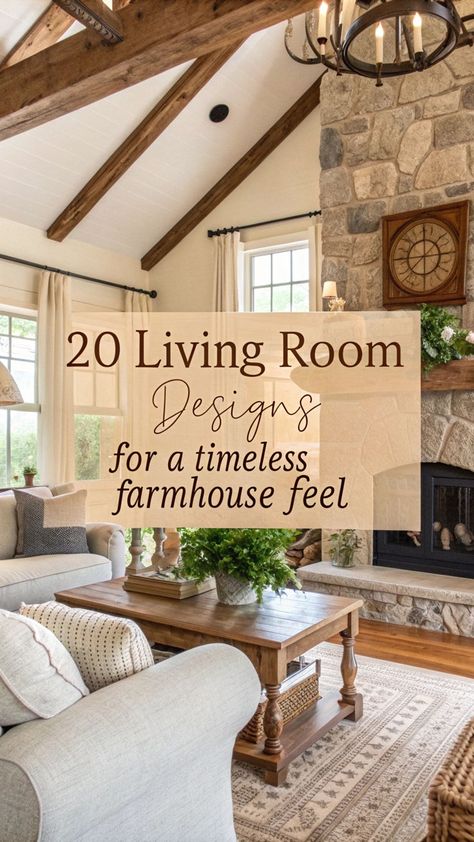 Timeless farmhouse living room featuring neutral tones, a cozy sofa, and dream-worthy decor. Modern Farmhouse Couches Living Room, Interior Farmhouse Design Living Room, A Frame Living Room Layout, Minimalistic Farmhouse Living Room, Living Room Modern Farmhouse Decor, Farmhouse Sectional Living Room, Modern Farmhouse Living Room Chairs, Living Room Makeover Farmhouse, Modern Farmhouse Living Room With Color