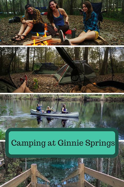 Ginnie Springs: An Outdoors Adventure Ginnie Springs Florida Camping, Ginnie Springs Florida, Ginnie Springs, Outdoor Video, Fun Trips, Miami Vibes, Florida Camping, Camping Site, Florida Travel Guide