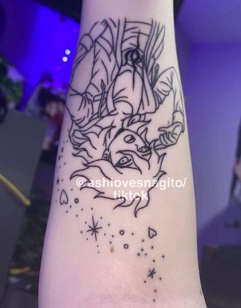 Tattoo, Nagito, Nagito Komaeda, Danganronpa Nagito Tattoo, Danganronpa Tattoo, Black N Red, Red Tattoos, Nagito Komaeda, Under My Skin, Tattoo Sleeve Designs, Tattoo Sleeve, Anime Tattoos