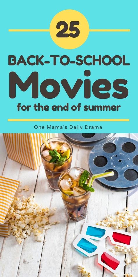 Movie Day At School Ideas, Back To School Movie Night, Classroom Movie Day, Movie Day Ideas For Kids, Fun Movie Night Ideas For Kids, School Movie Night Ideas, Back To School Movies, Themed Family Movie Night Ideas, School Family Movie Night